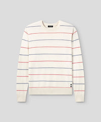 Ron Dorff - Cotton-silk Cashmere Sweater With Tennis Stripes