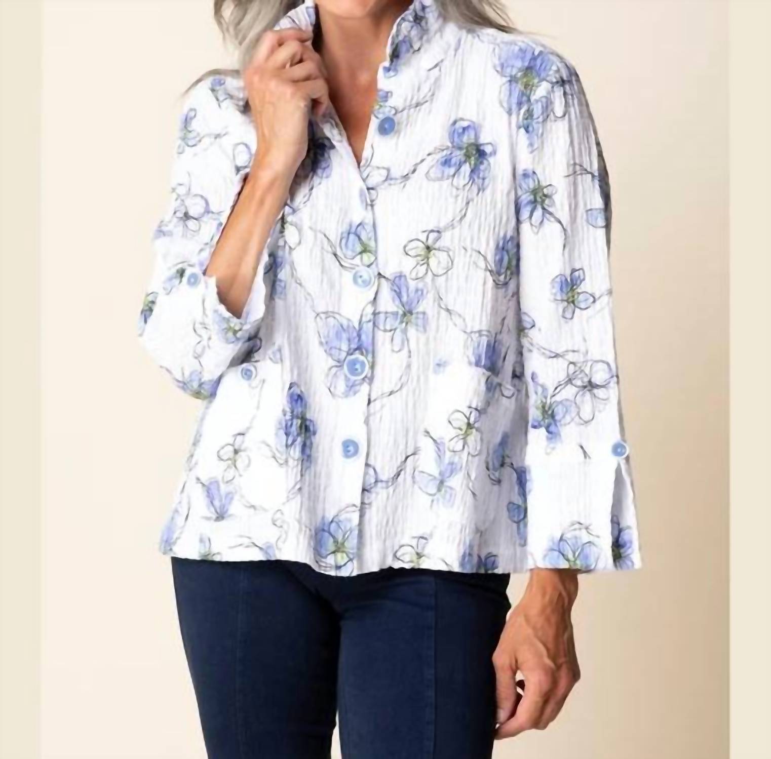 Habitat - Long Sleeve Floral Jacket