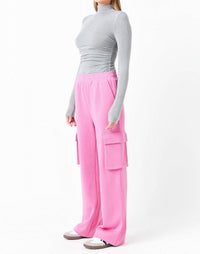 Endless Rose - Wide Knit Cargo Pants
