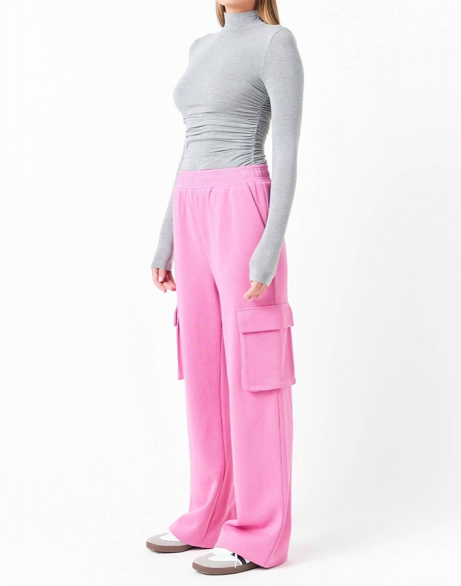 Endless Rose - Wide Knit Cargo Pants
