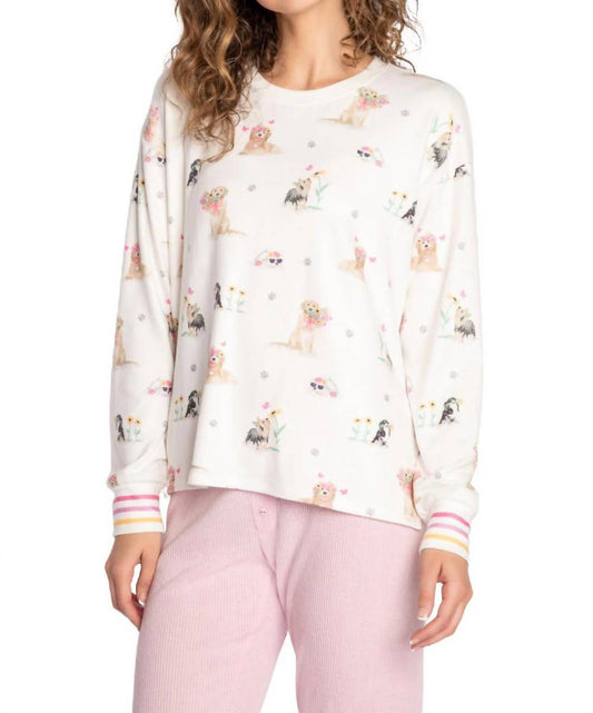 Pj Salvage - GARDEN PARTY LONG SLEEVE PAJAMA SHIRT