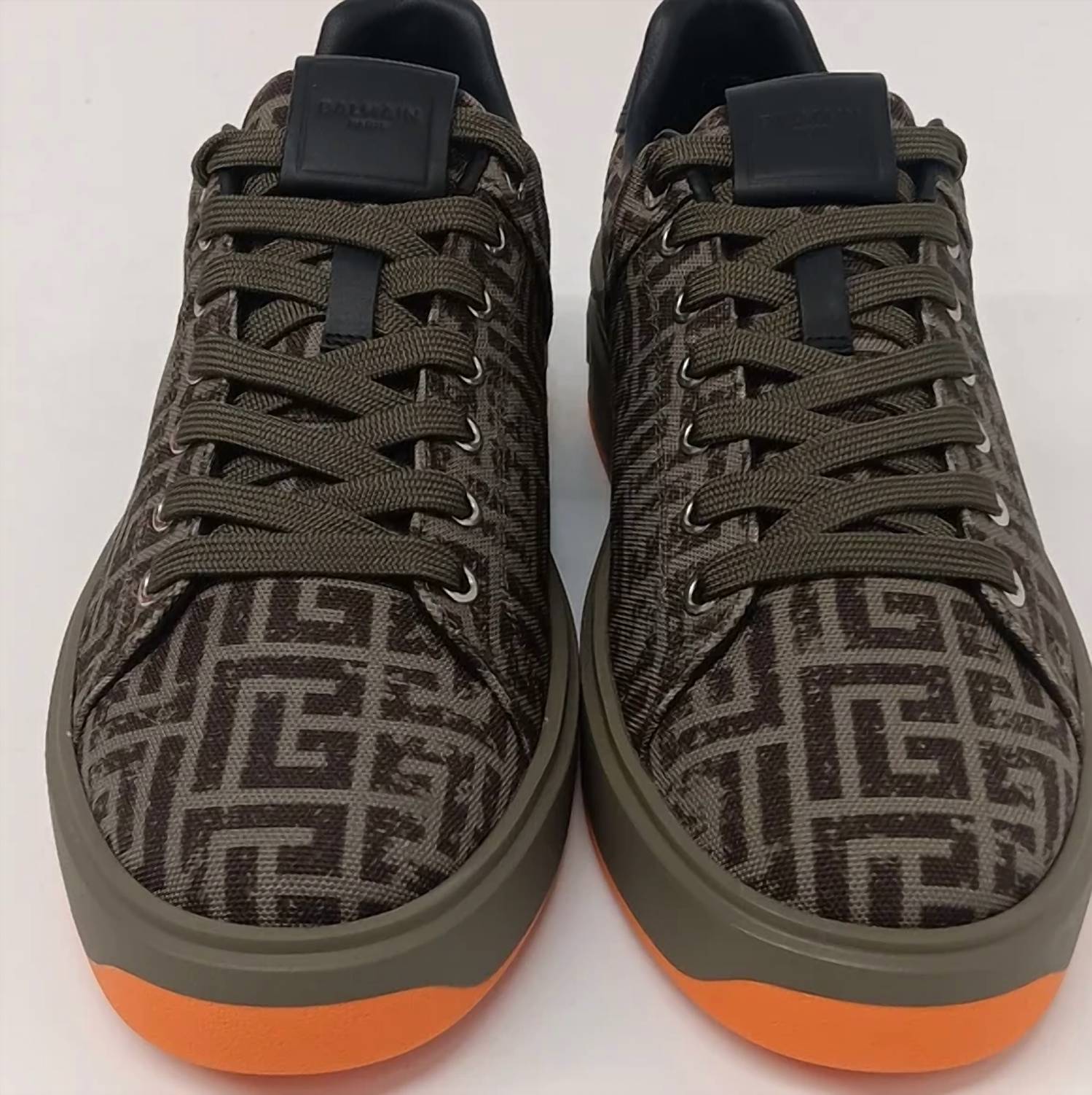 Balmain - Men's Monogram Jacquard B Court Low Top Sneakers