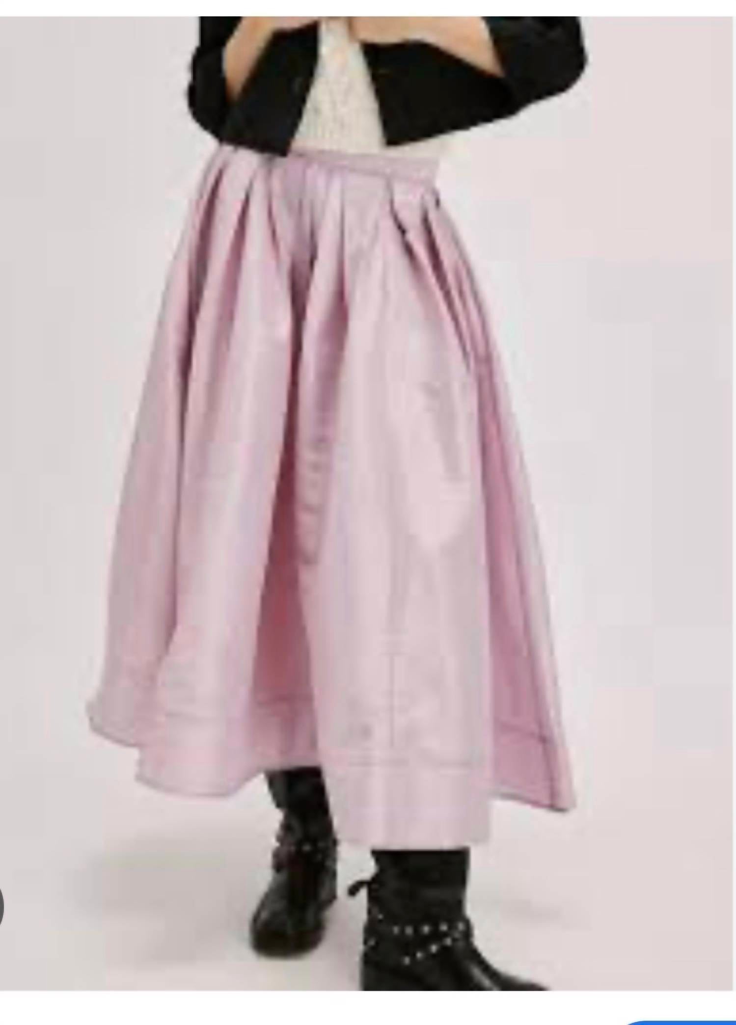 Free People Emilia Midi Skirt in plum - women's skirt