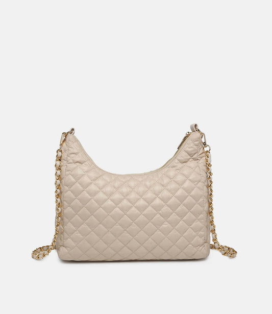 Jen & Co. - Women's Bristol Quilted Nylon Hobo Bag