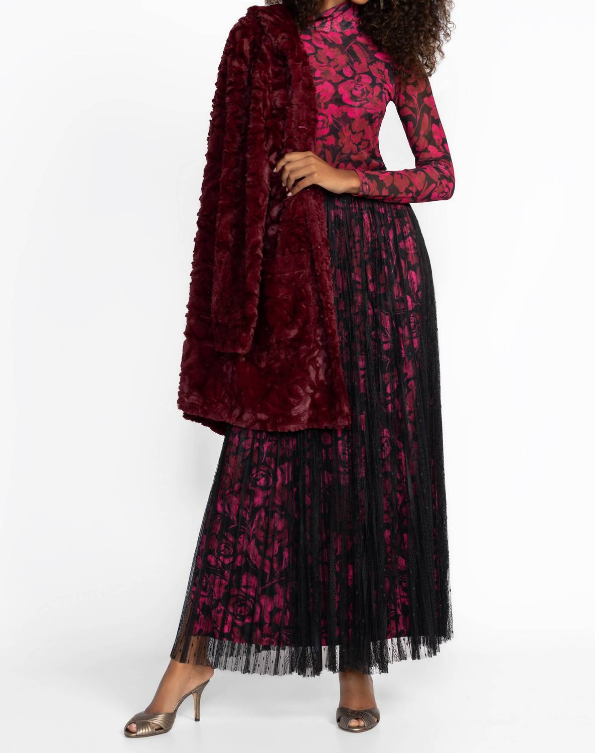 Johnny Was - YOLANDA PLEATED MAXI SKIRT