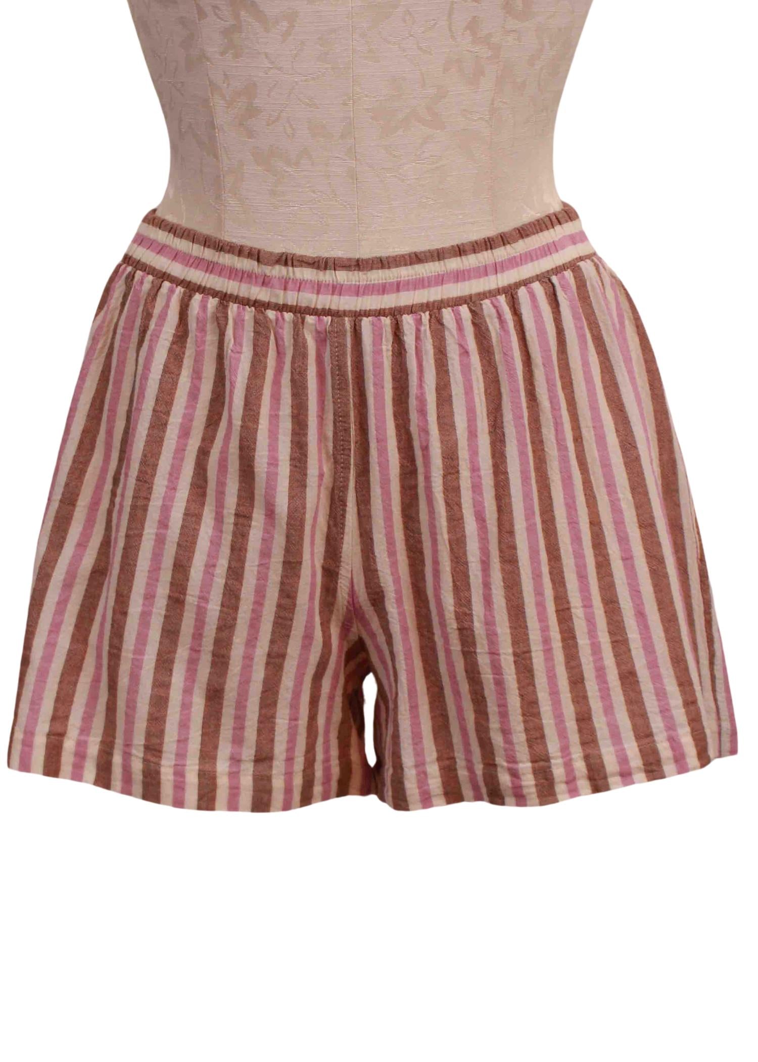 Devotion Twins - Women's Zita Striped Shorts