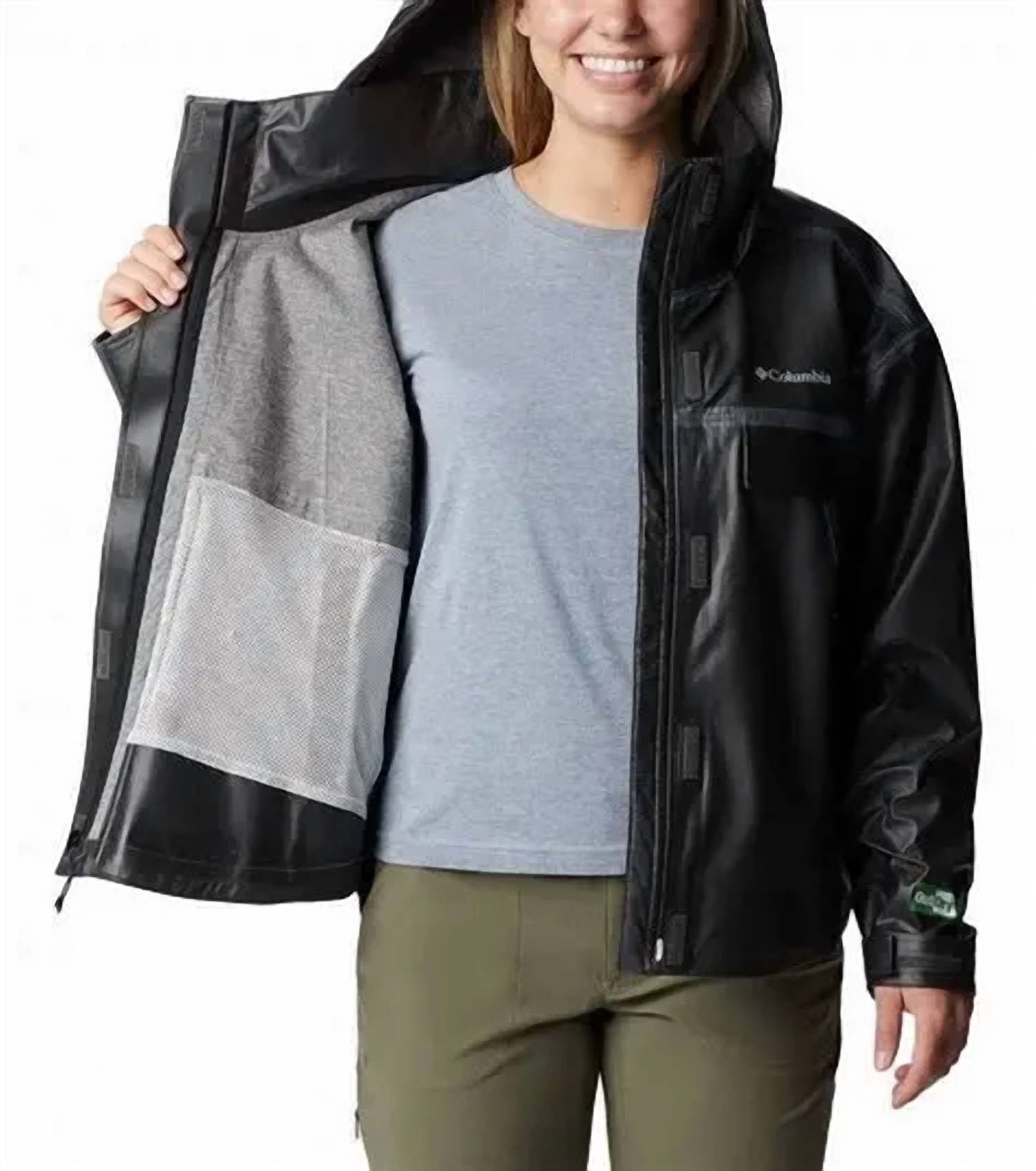 Columbia coral ridge ODX Jacket in black - women's jacket - view 4