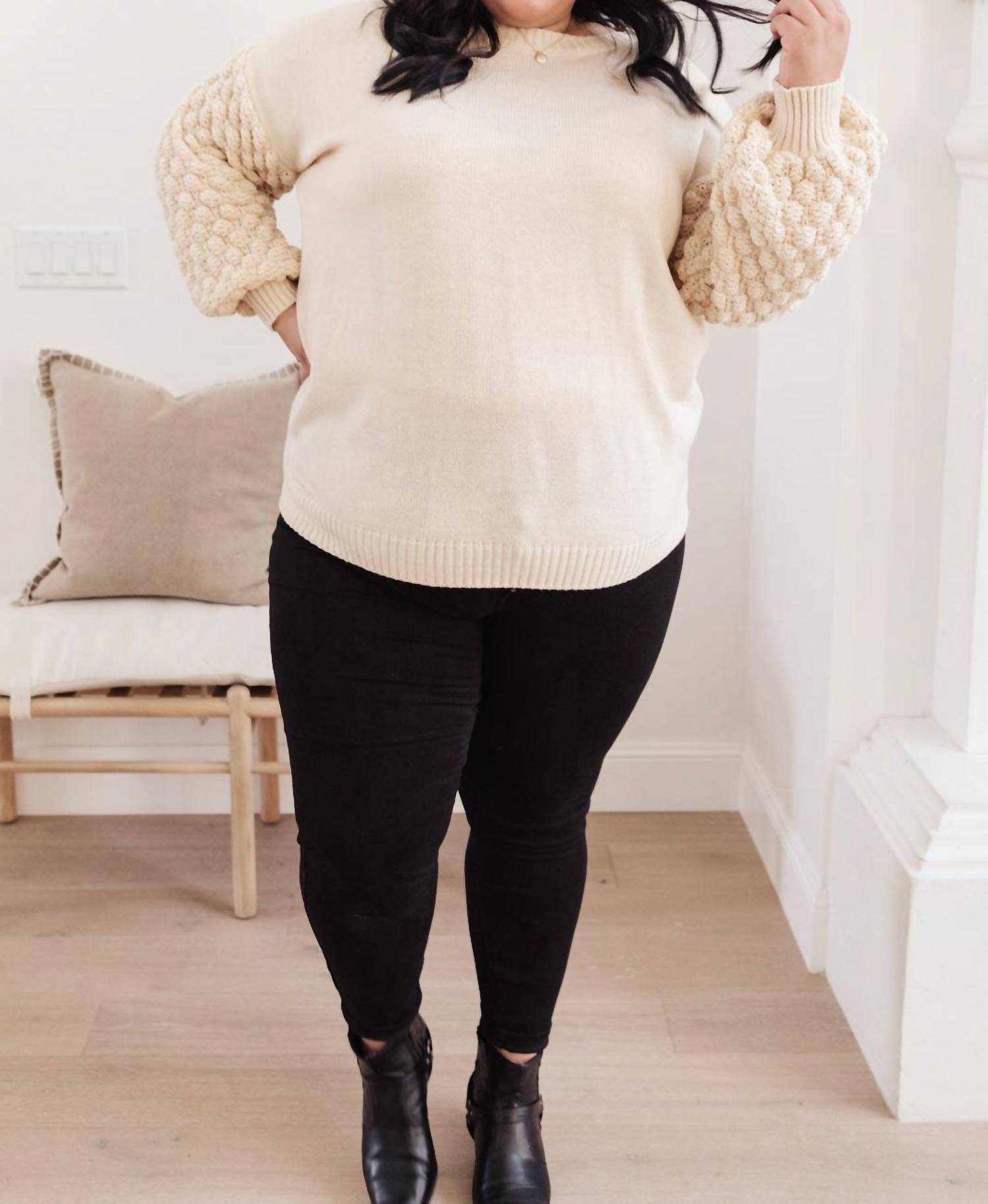 Bubbly B Sweater
