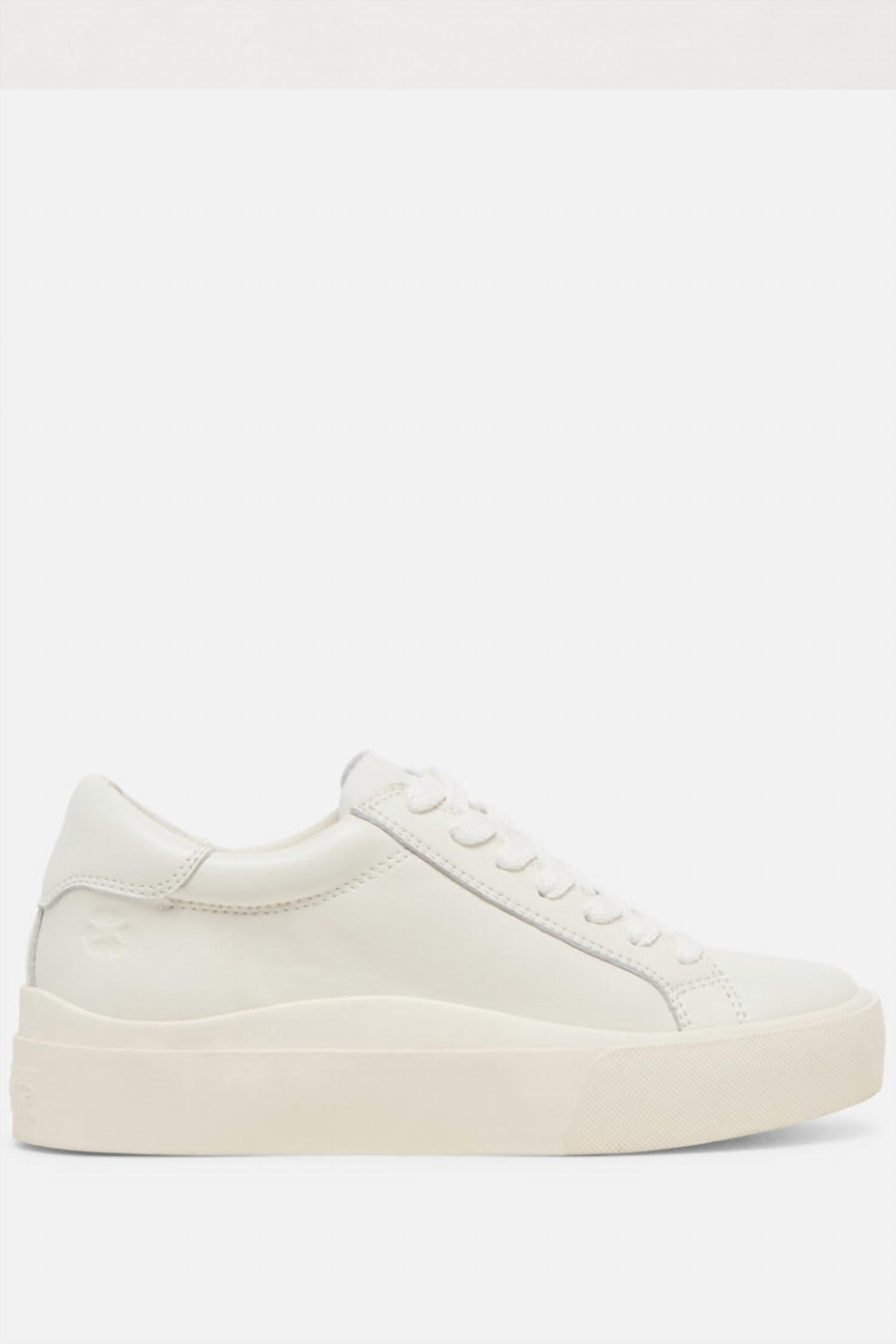 Dolce Vita Women's Zayn 360 Sneakers in white leather - women's sneaker