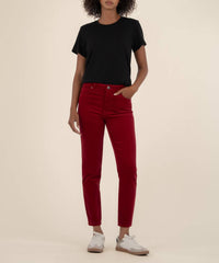 Kut From The Kloth - Charlize High Rise Fab Ab Cigarette Leg-raw Hem Jeans