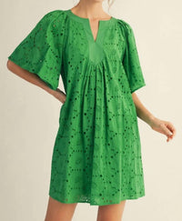 Jodifl - Kelly Eyelet Lace Mini Dress