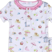 Baby Loren - Girl's Sandy Toes Two Piece Pajamas