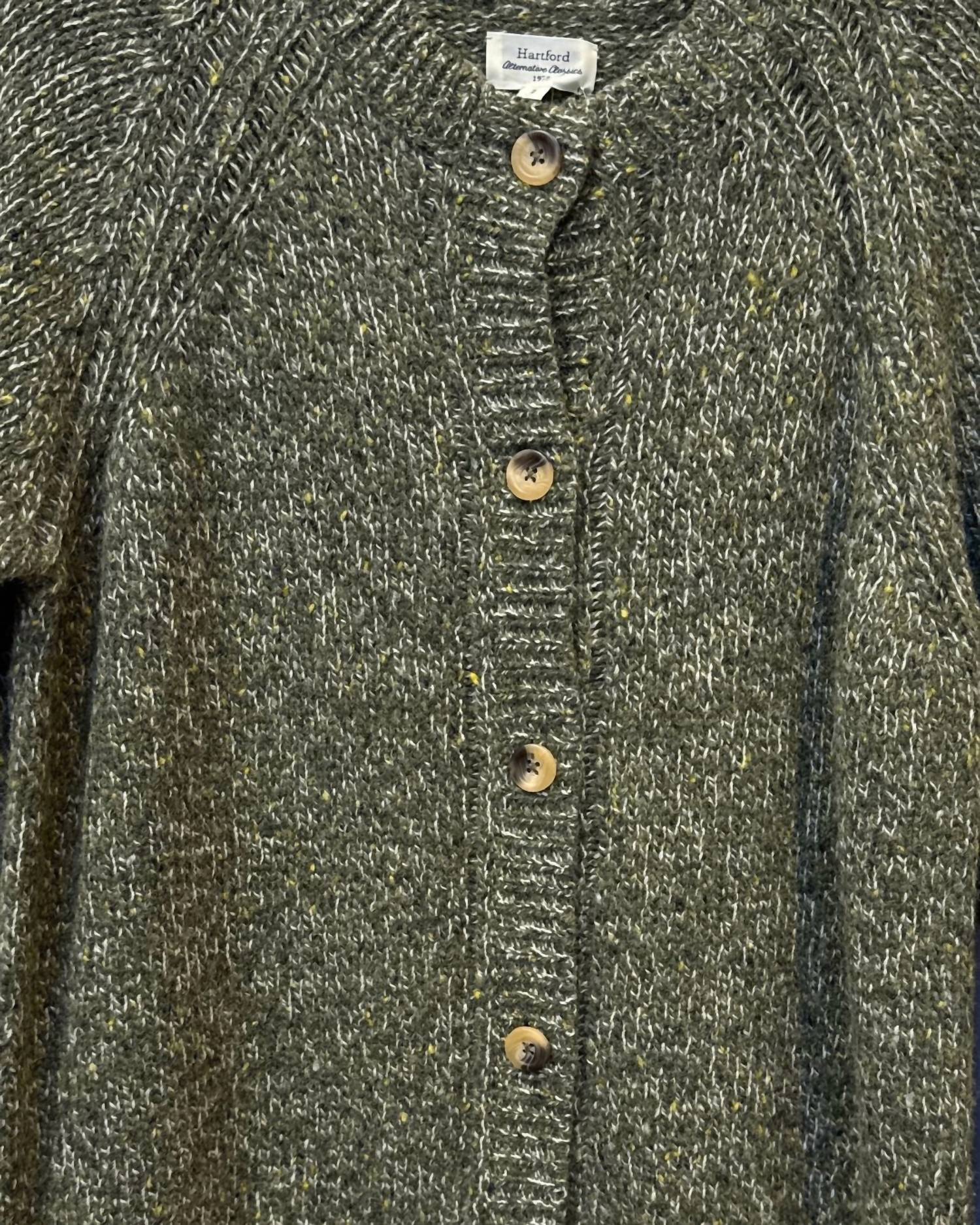 Hartford - Women's Knit Crewneck Cardigan