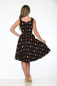 Orchid Bloom - Midi Swing Dress