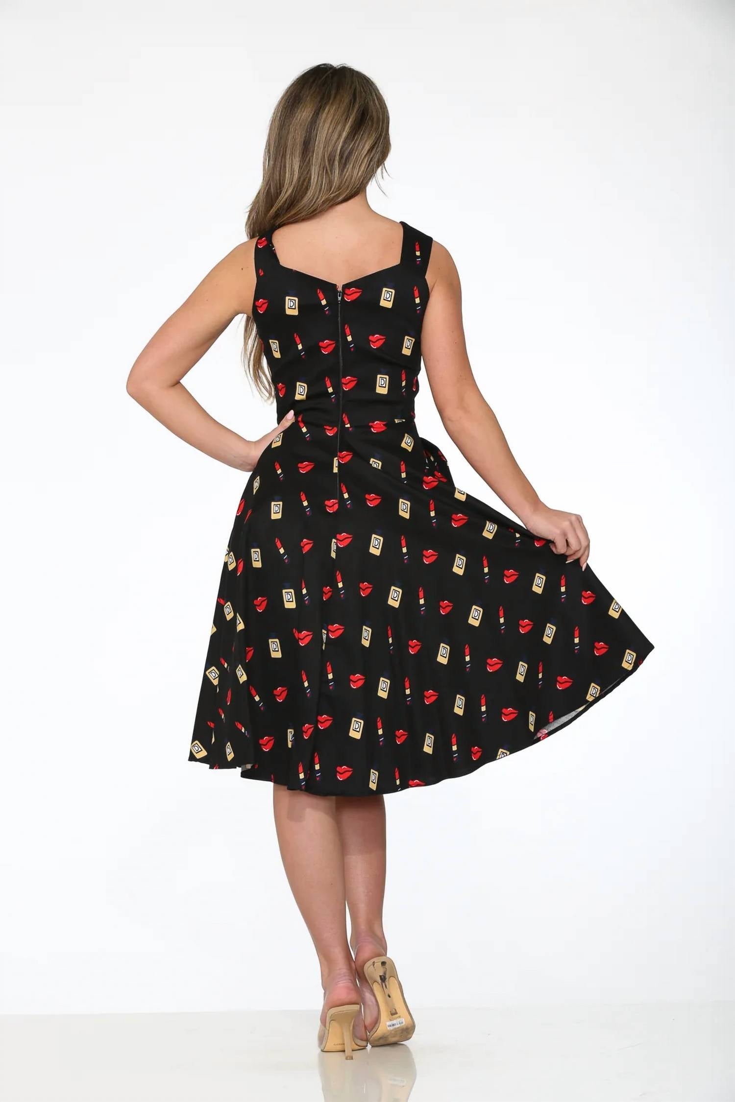 Orchid Bloom - Midi Swing Dress