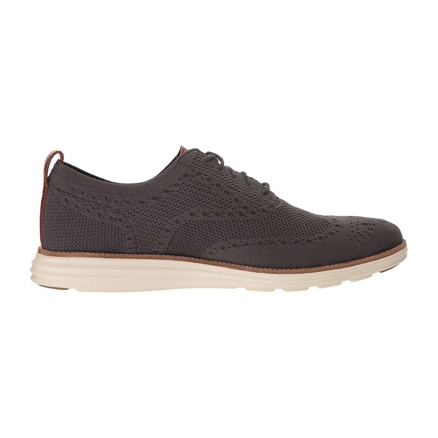 COLE HAAN Men's Original Grand Wingtip Oxford Shoes in magnet - men's shoe