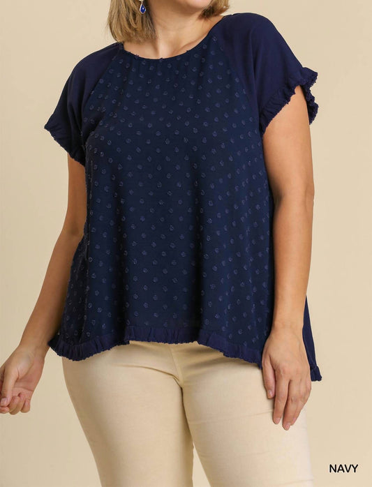 Umgee - Bubble Touch Top - Plus