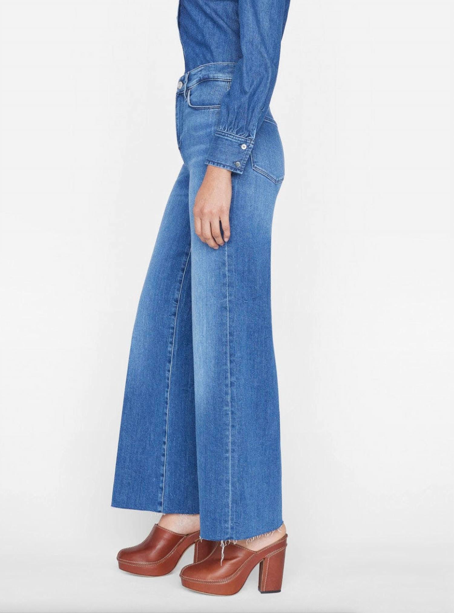 Frame - Le Slim Palazzo Raw After Jeans