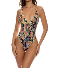 Luli Fama - Luli Gypsy V-neck One Piece Bodysuit