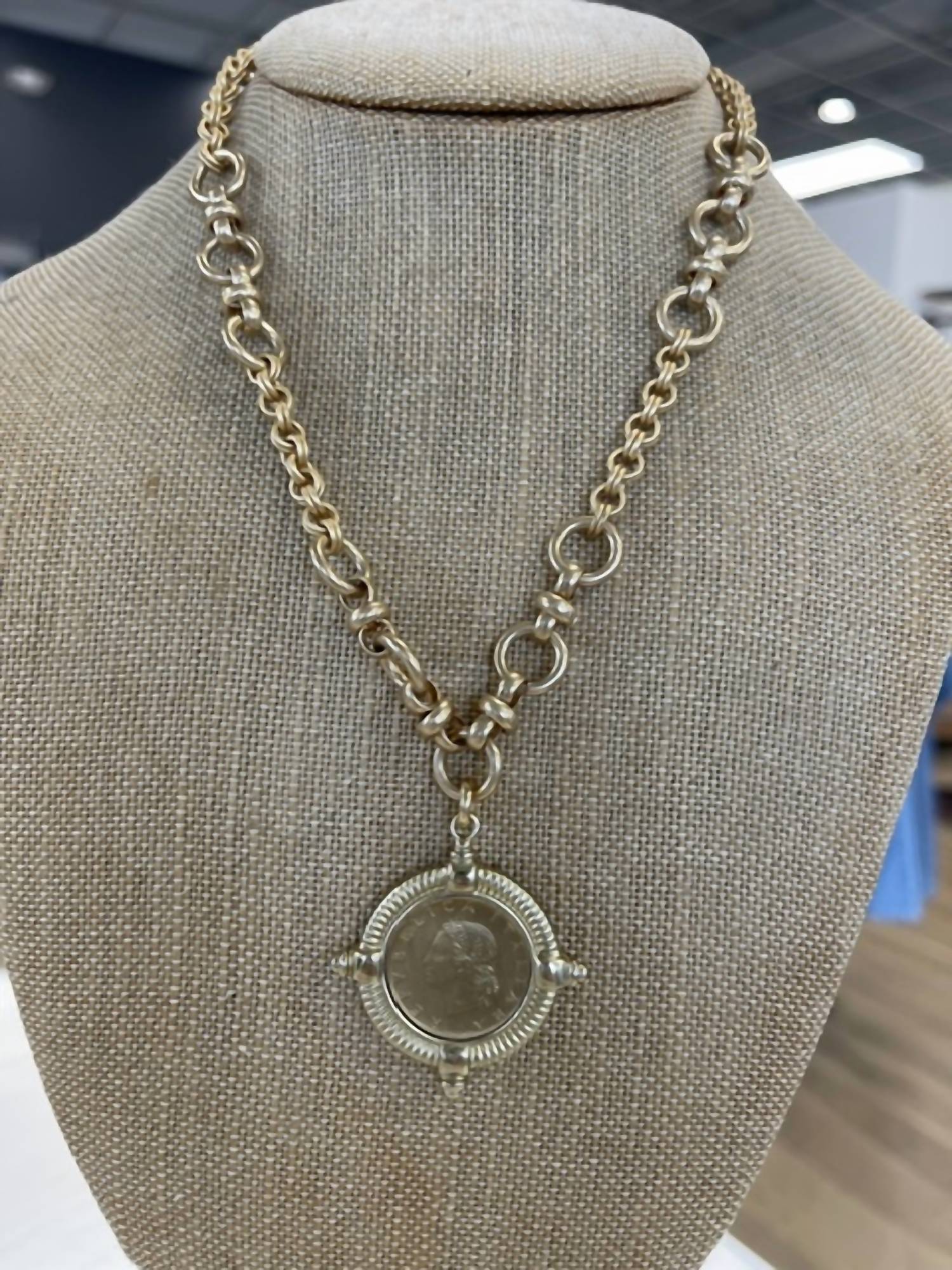 Phillip Allen Hefner - Women's Mosaic Coin Necklace