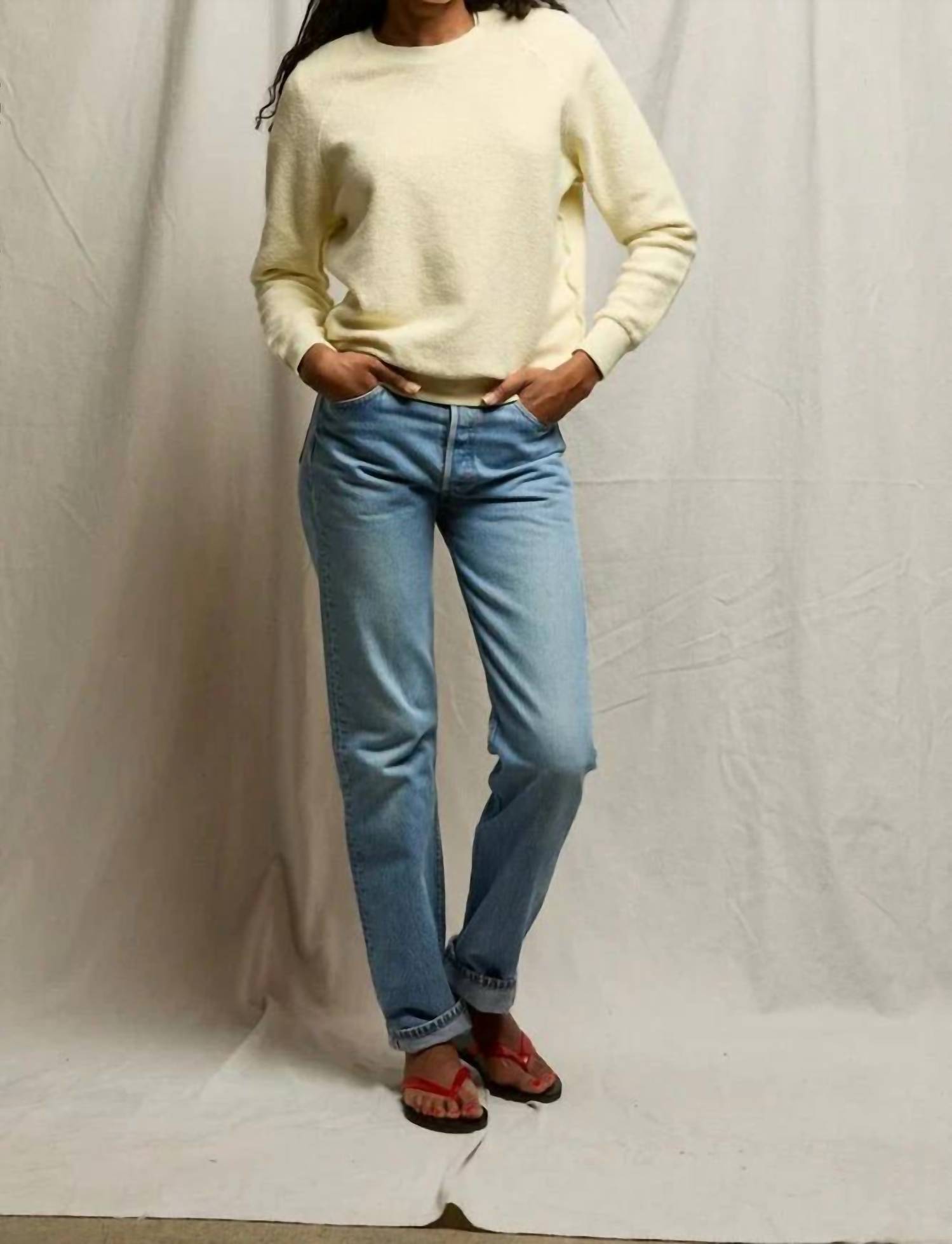 Perfectwhitetee - Ziggy Inside-out Shrunken Sweatshirt