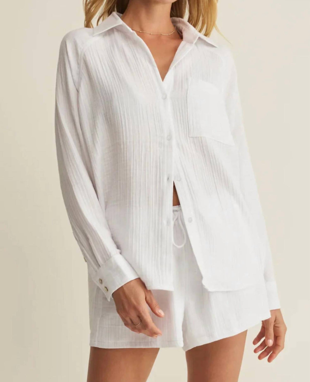 Z Supply - THE PERFECT AIRY GAUZE BUTTON UP