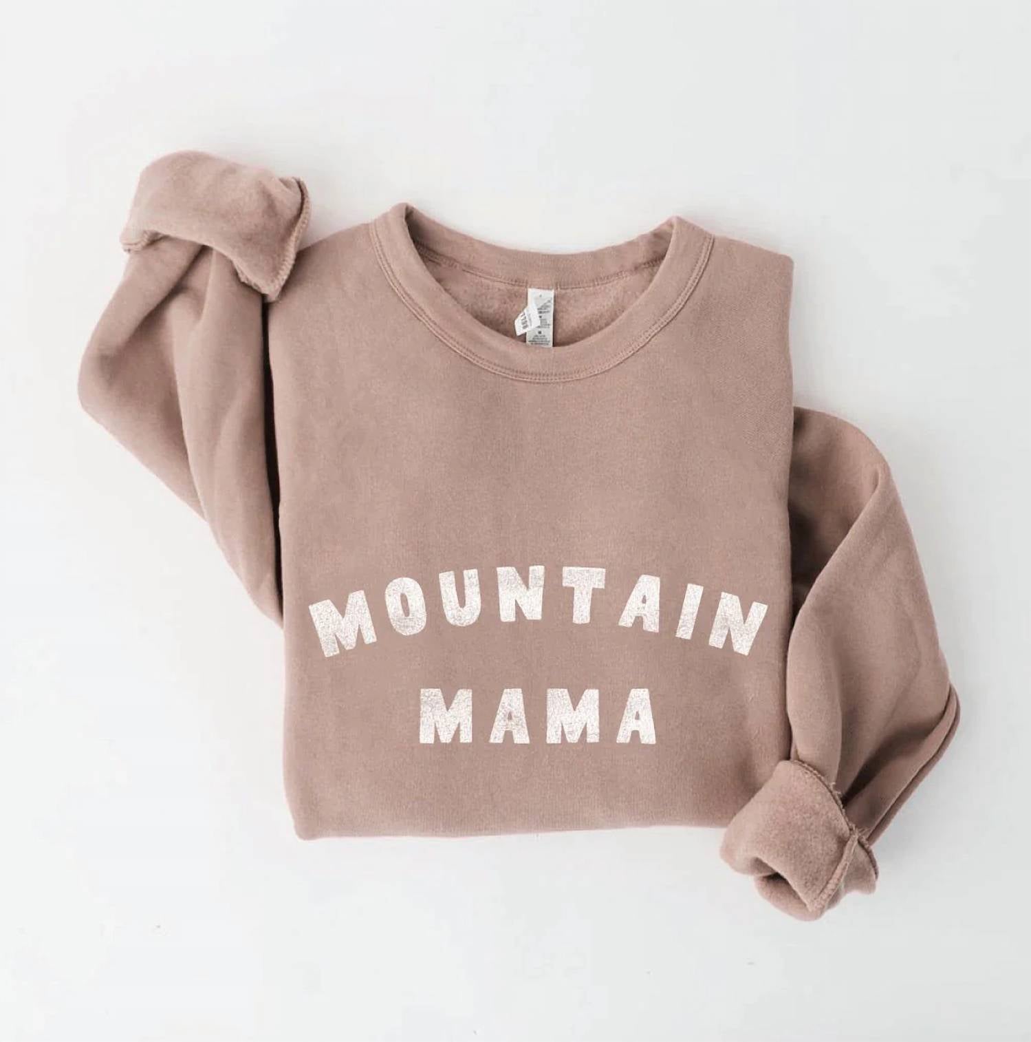 Oat Collective - Women's Mountain Mama Graphic Fleece Pullover