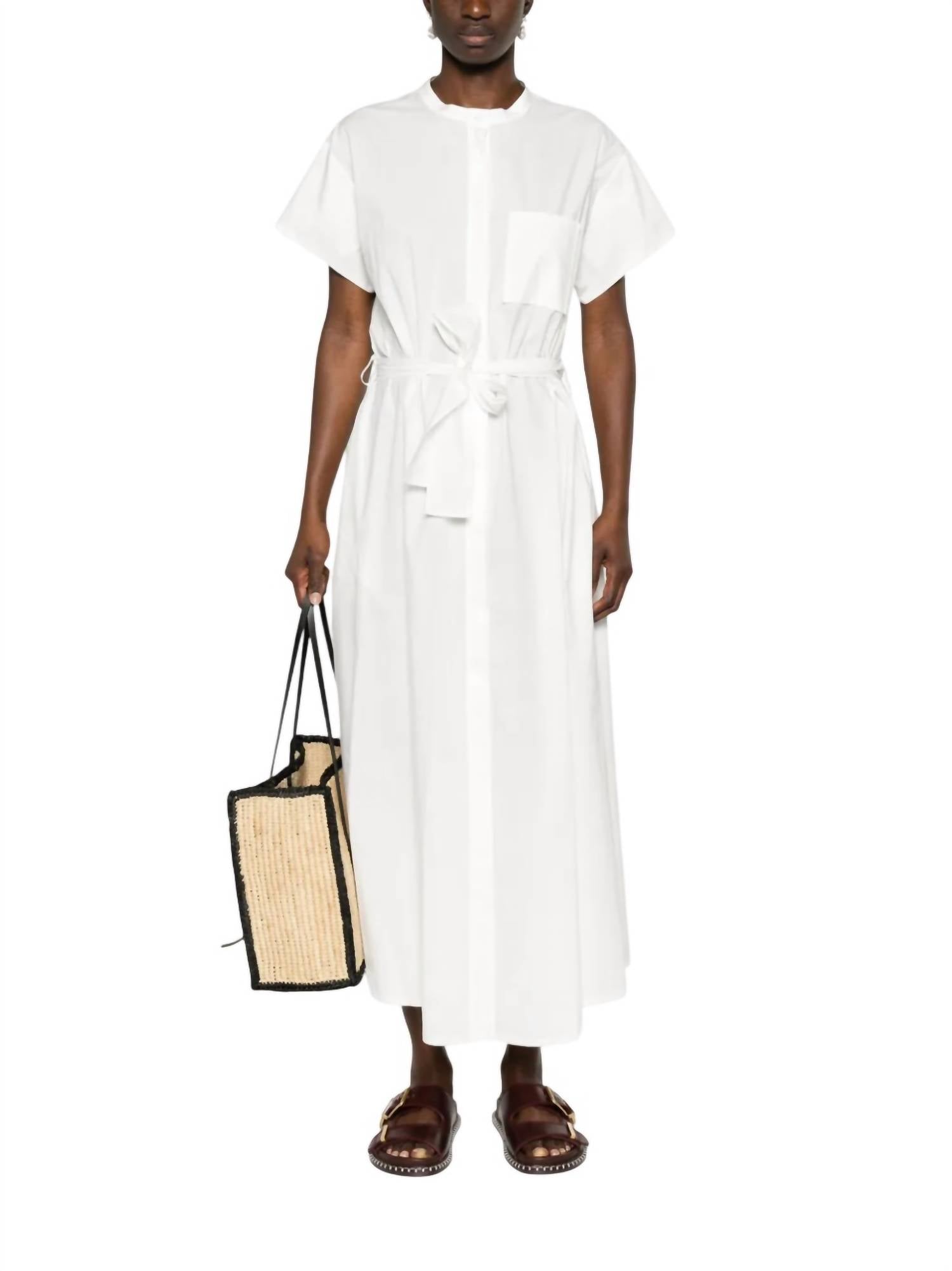 Forte Forte - Cotton Poplin Belted Dress