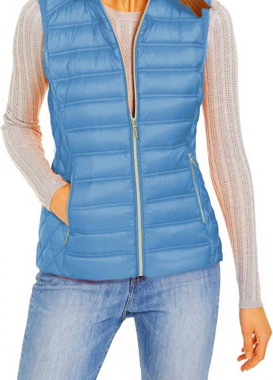 Michael Kors - South Pacific Down Hooded Puffer Vest