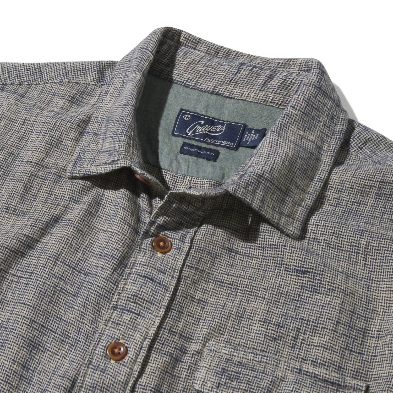 Grayers - Linear Slub Twill Shirt
