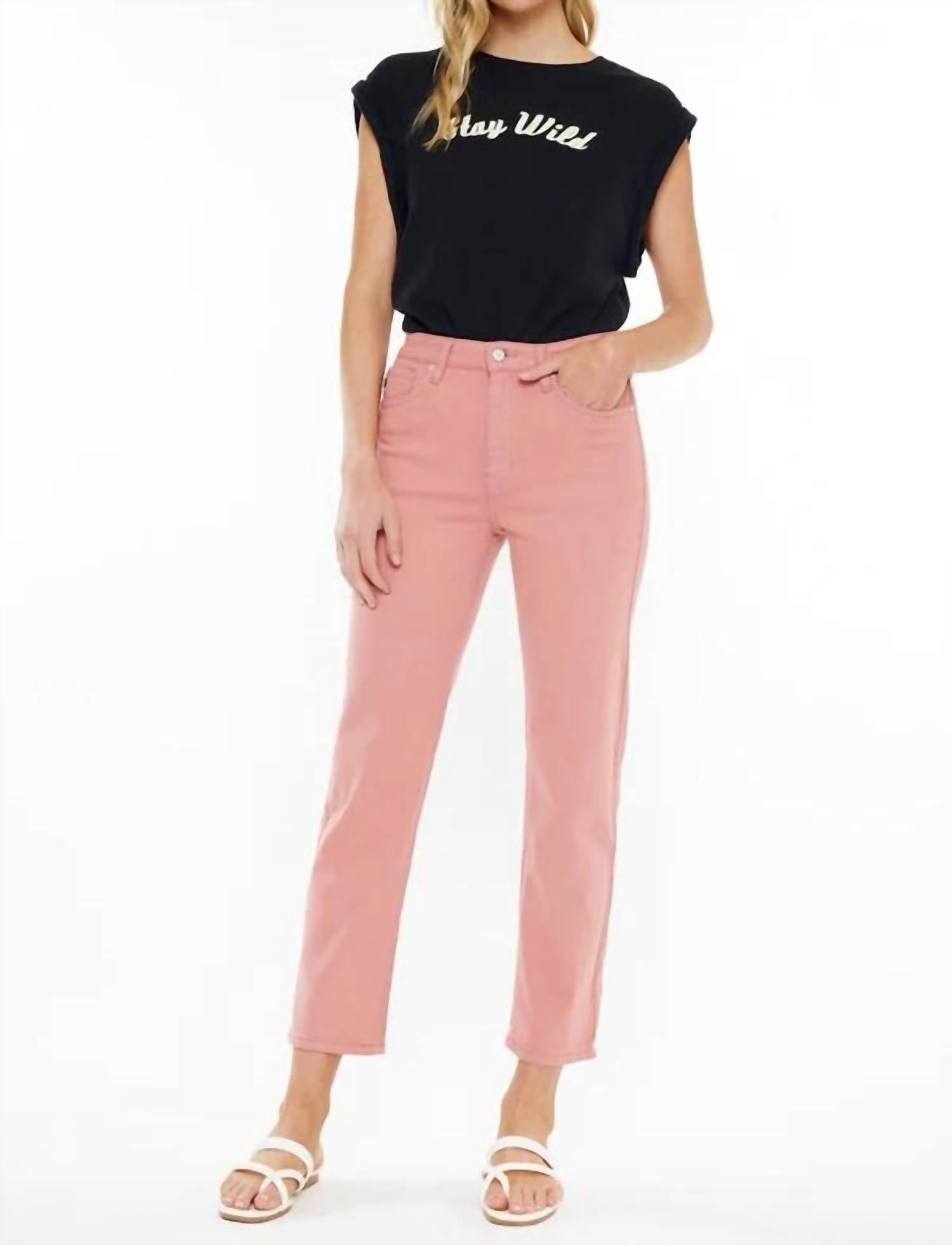 Kancan - Zandria High-rise 90s Straight Leg Jeans