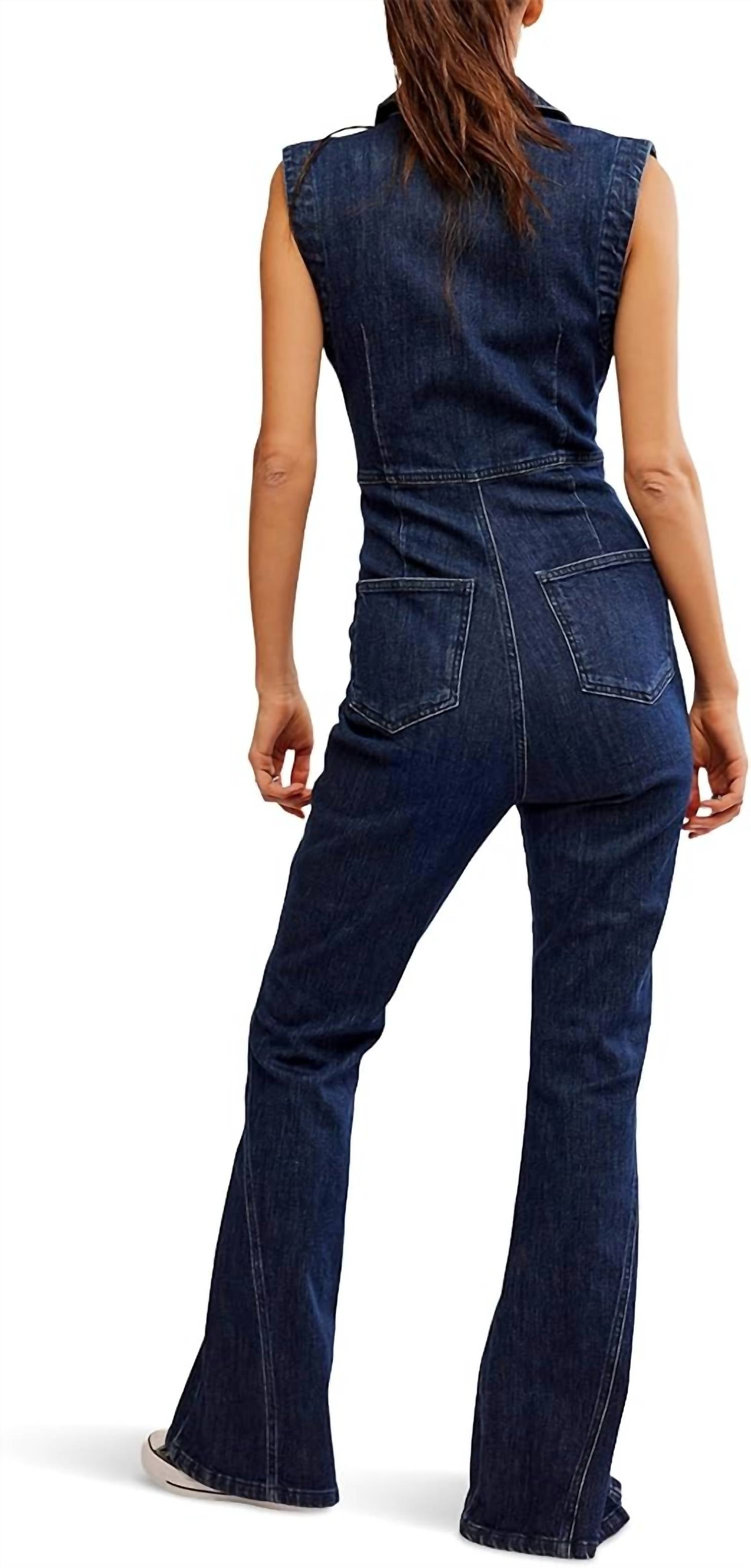 Free People - Crvy Ring The Alarm One-piece Jumpsuit