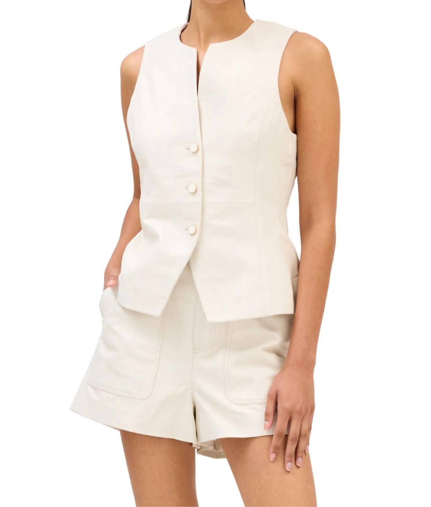 Allison New York - Elijah Leather Shorts