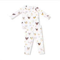 Angel Dear - Kids' Chickens Pajama Set