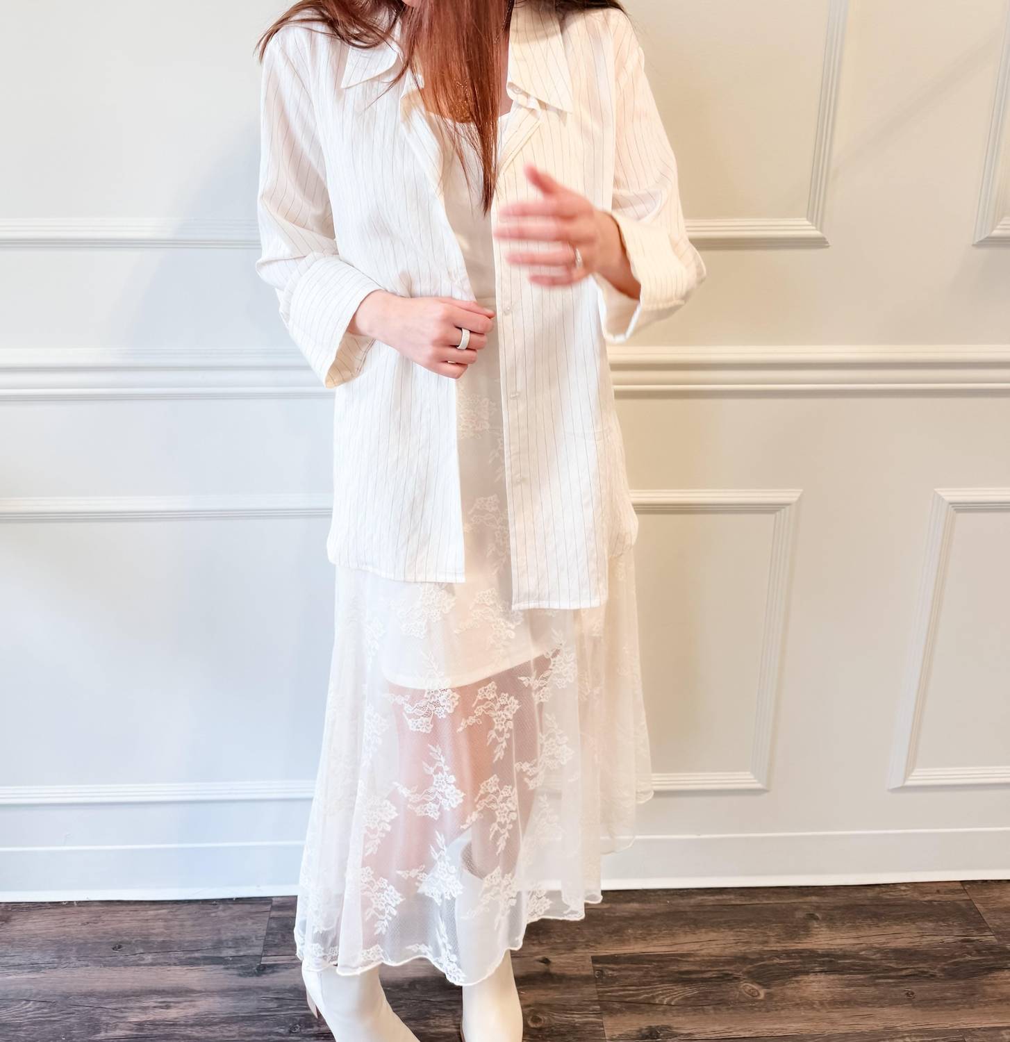Mod Ref - Whispered Romance Lace Skirt