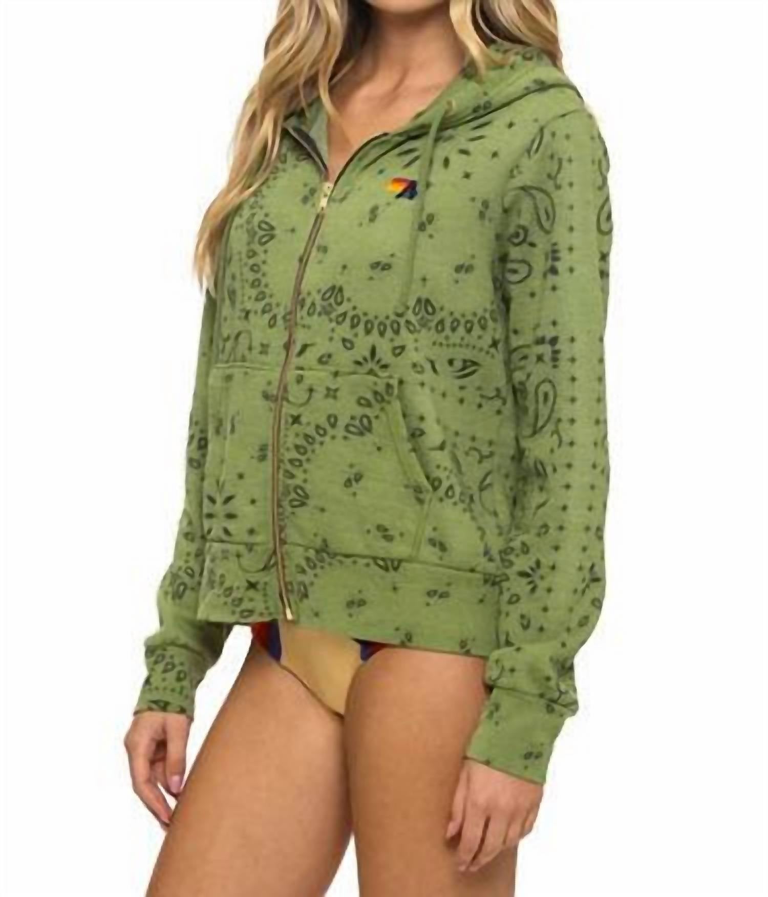 Aviator Nation - Unisex Bandana Zip Hoodie