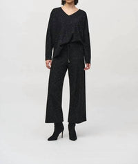 Joseph Ribkoff - Sequined Sweater Knit Boxy Top