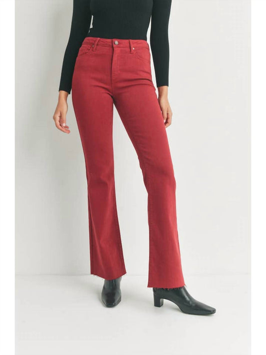 Just Black Denim - High Rise Scissor Cut Flare Long Jeans