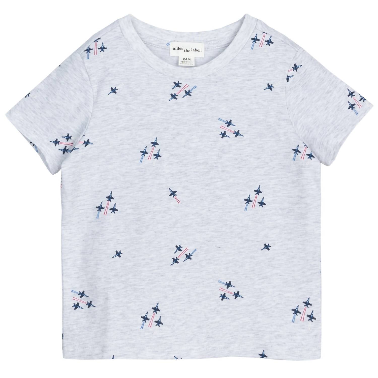 Miles The Label - Fighter Jet Knit Tee & Short Set