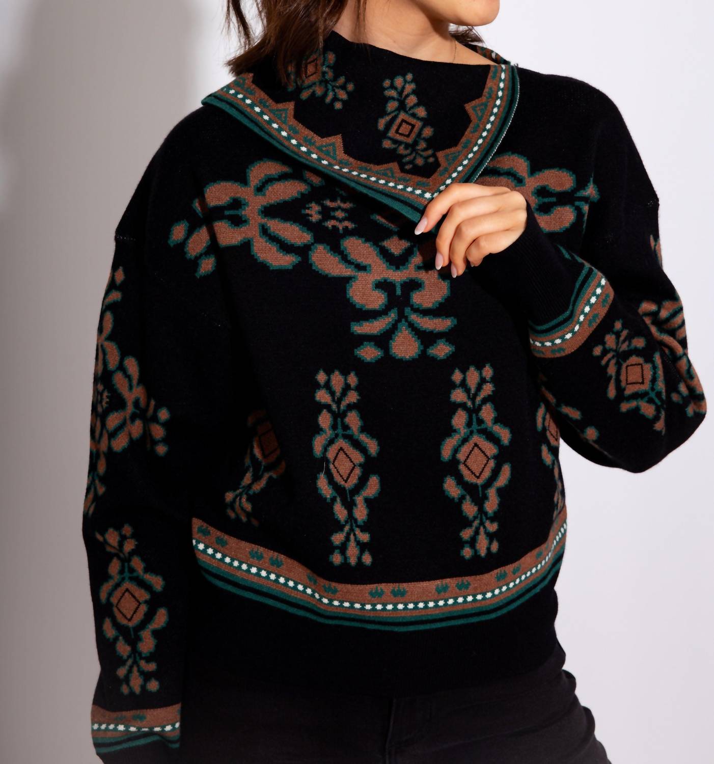 Thml - Modern Muse Abstract Sweater
