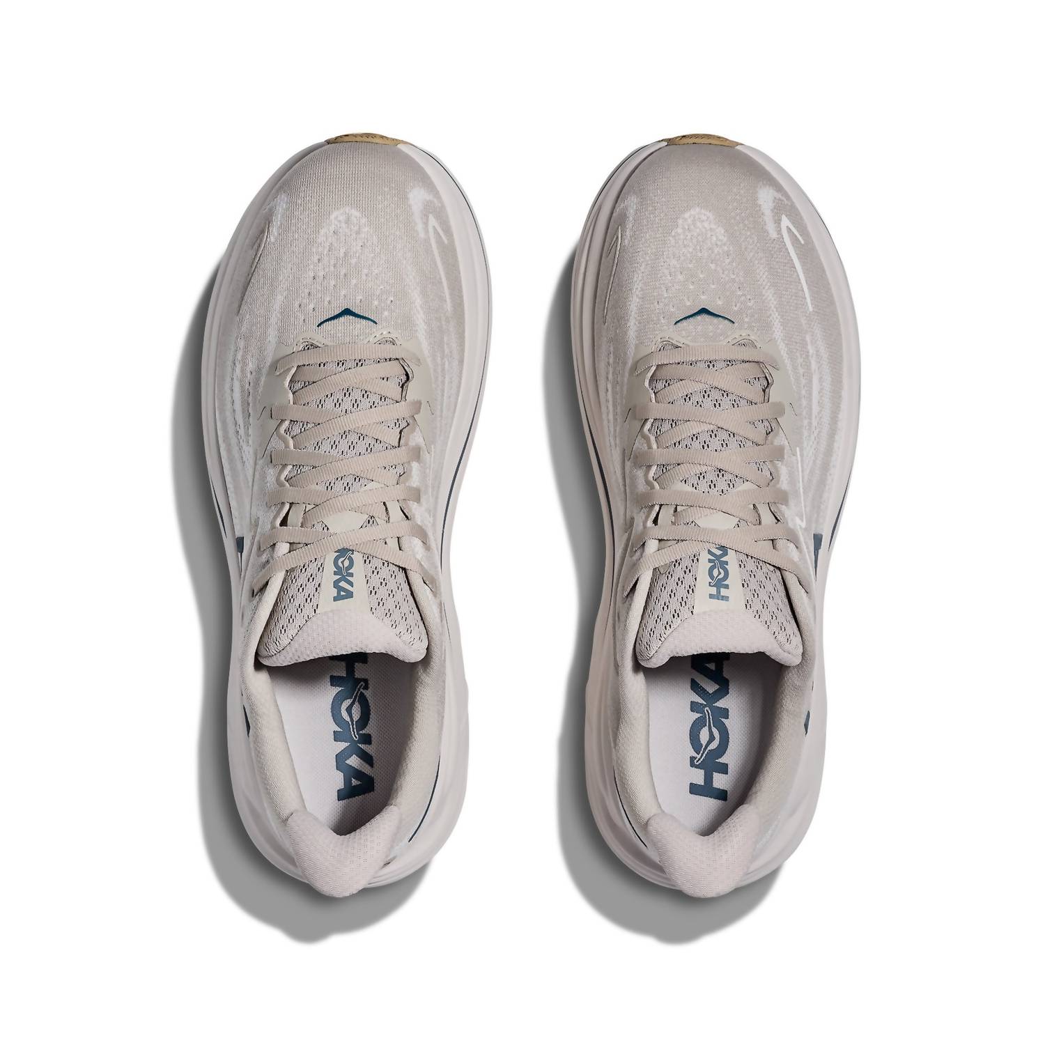 Hoka Men's Clifton 10 Running Shoes in putty grout - men's sneaker - alternate view