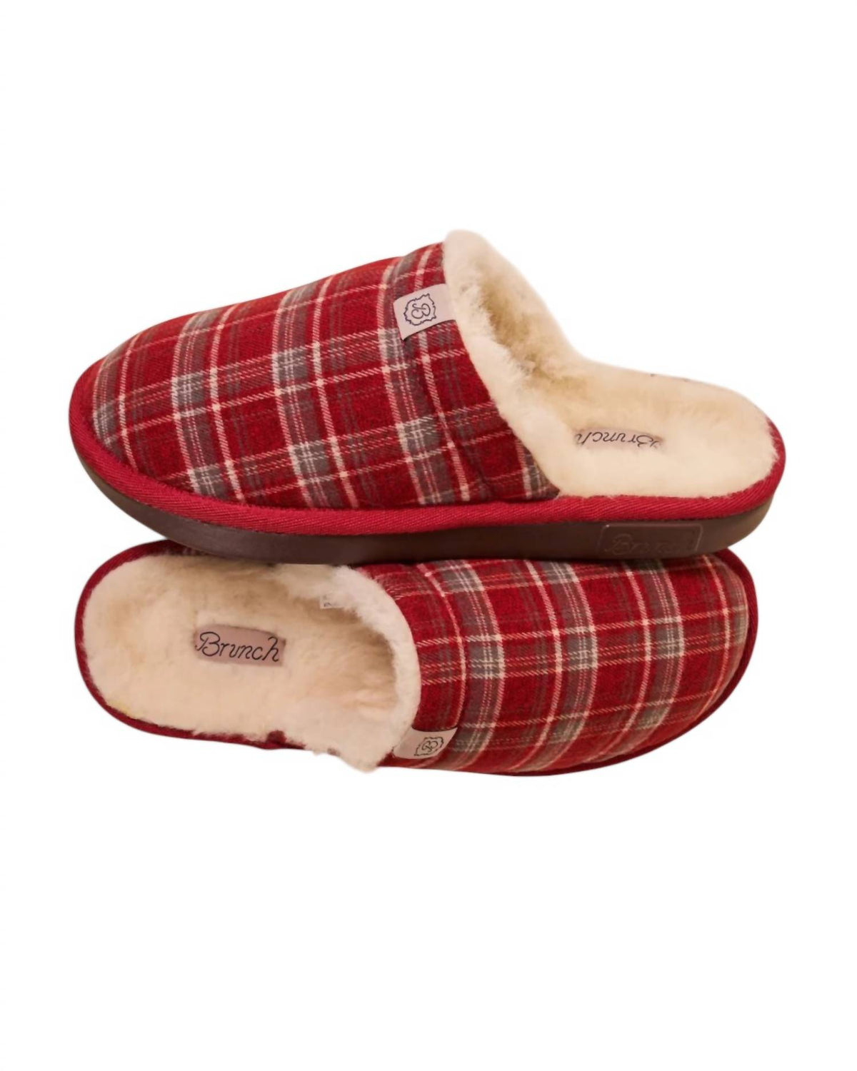 Brunch - Women's Essential Plaid Shearling Slippers