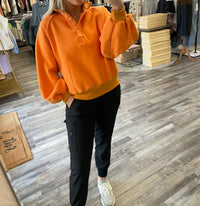 Papermoon - Snap Button Collared Pullover