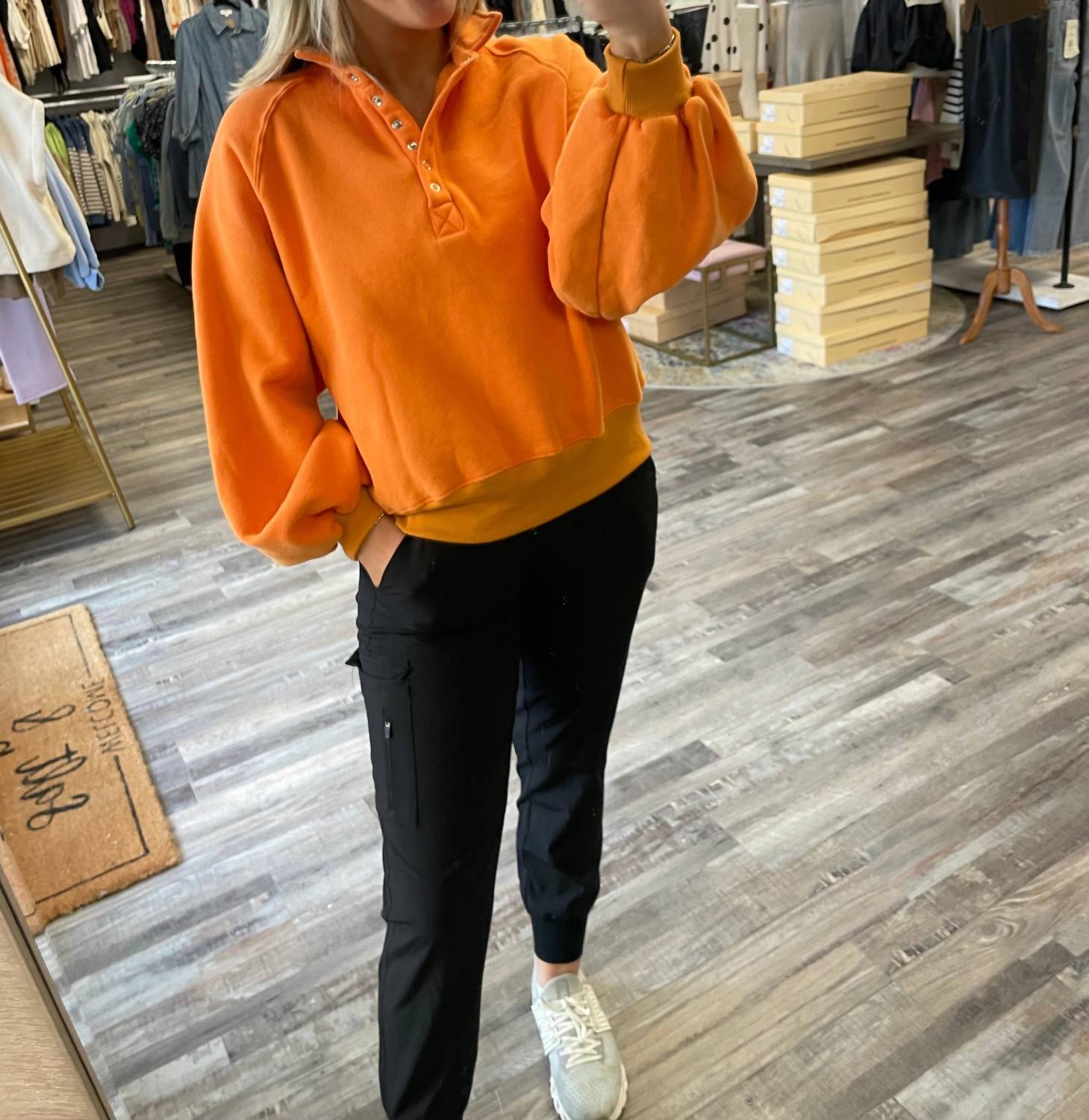 Papermoon - Snap Button Collared Pullover