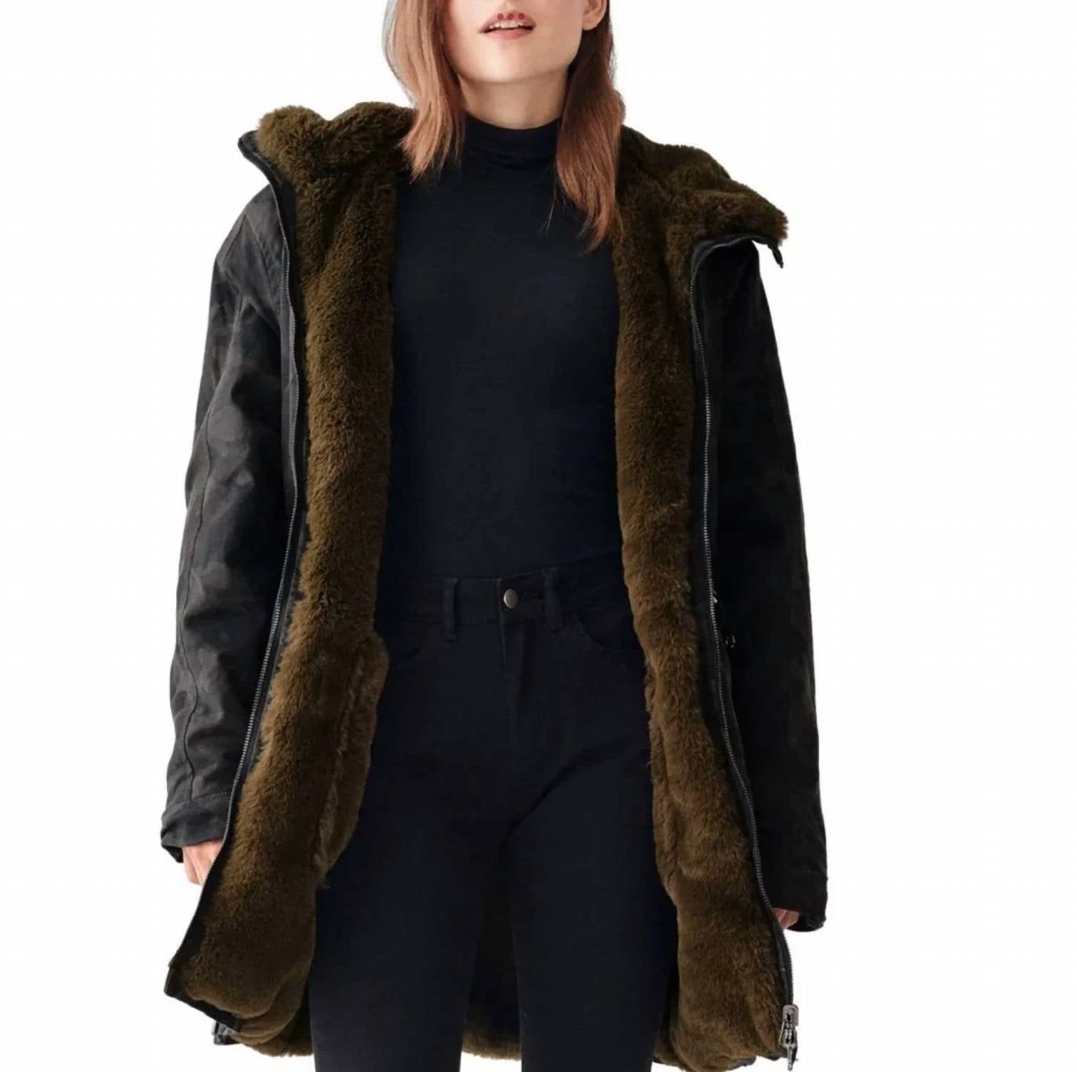 Dl1961 - Women'S - Phoebe Parka Reversible Jacket