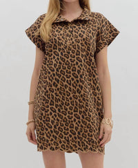 Echo - Animal Print Mini Dress