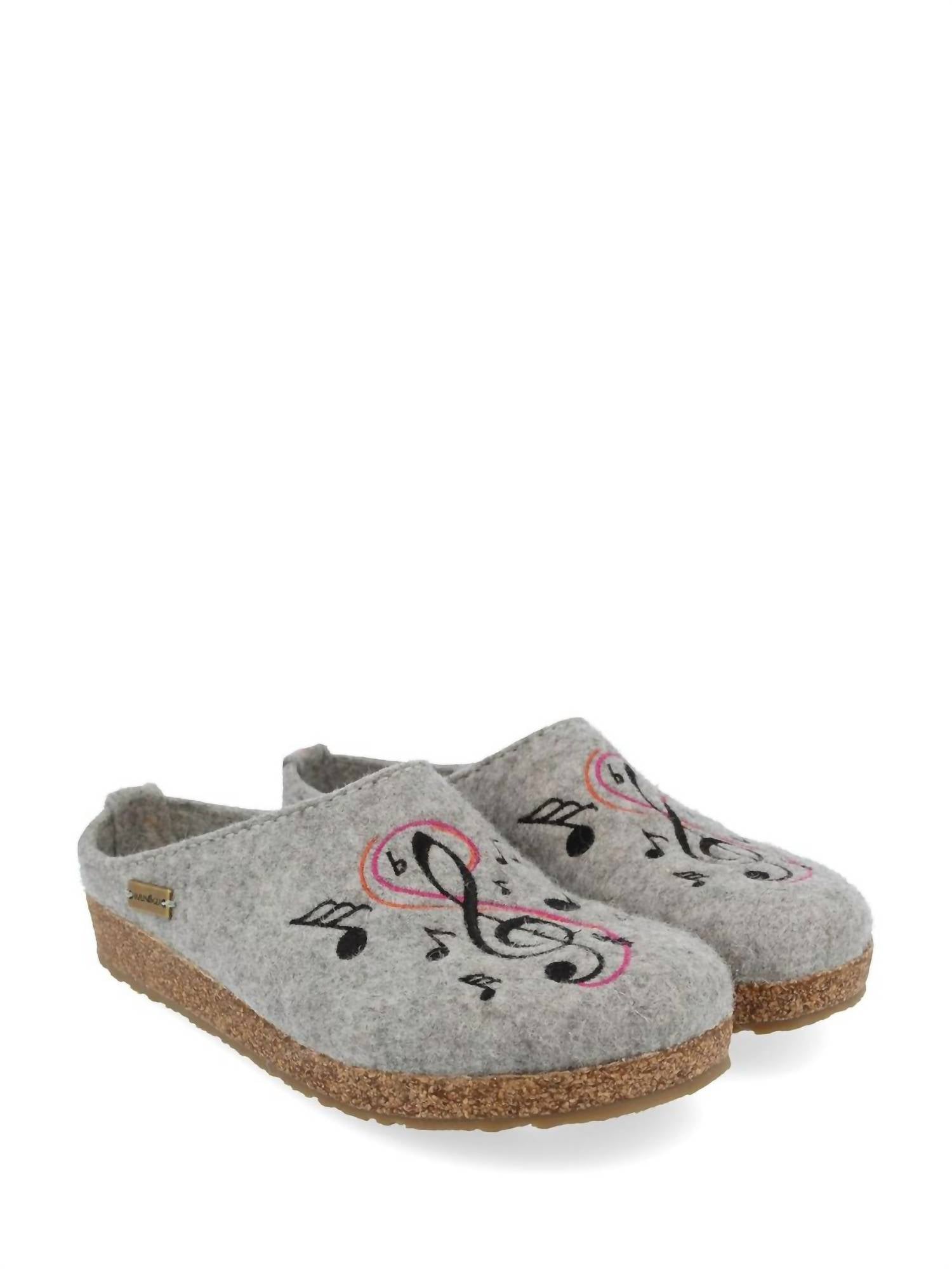 Haflinger - Unisex Grizzly Melodie Mule Shoes