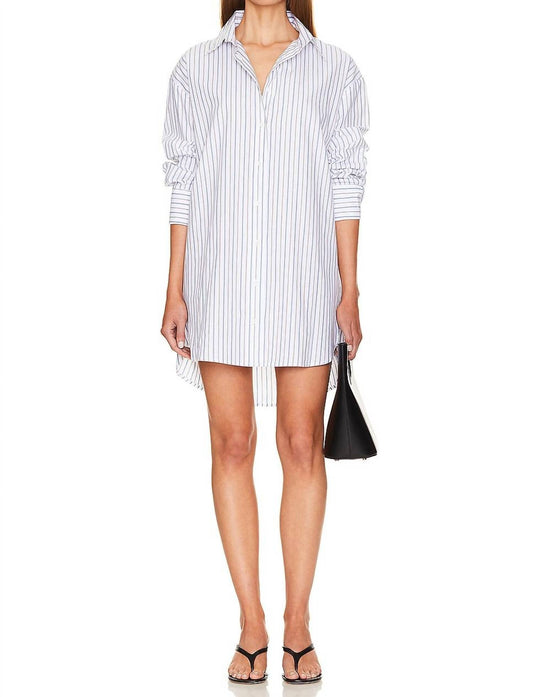 Enza Costa - POPLIN MINI SHIRTDRESS