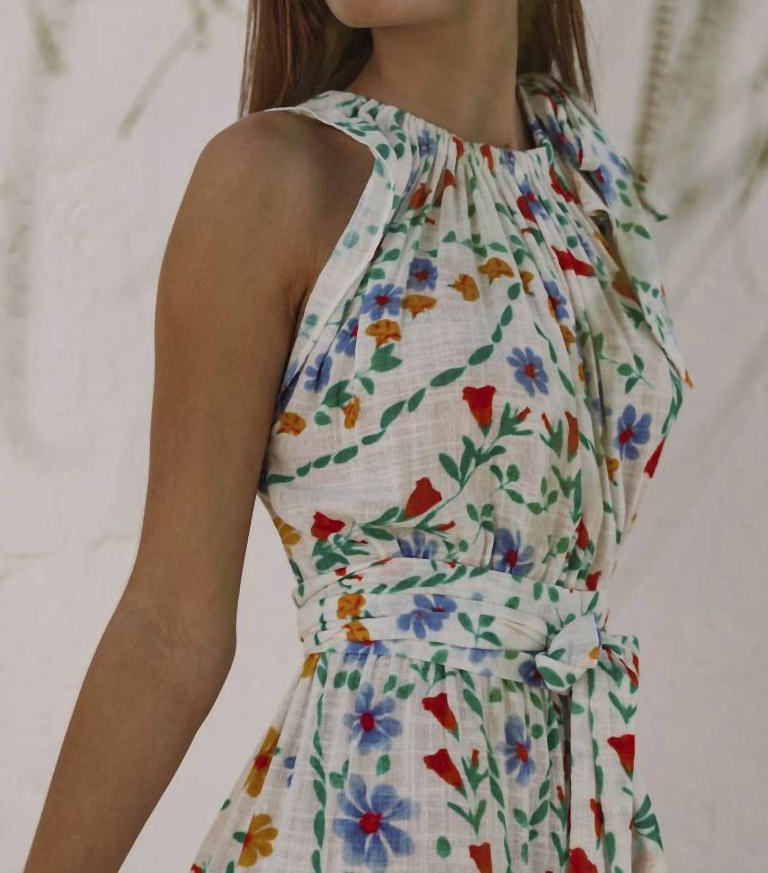 Soler - Malta Bow Tie Knee Length Dress