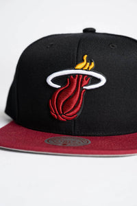 Mitchell & Ness - Men's Nba Miami Heat Team 2 Tone 2.0 Snapback